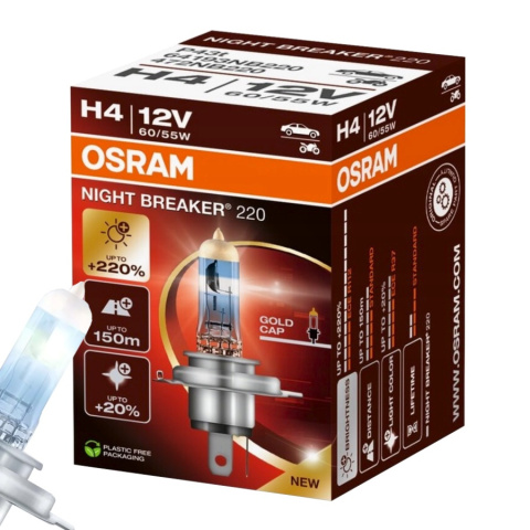 ŻARÓWKA OSRAM H4 NIGHT BREAKER 220 ŻARÓWKA OSRAM H4 NIGHT BREAKER 220