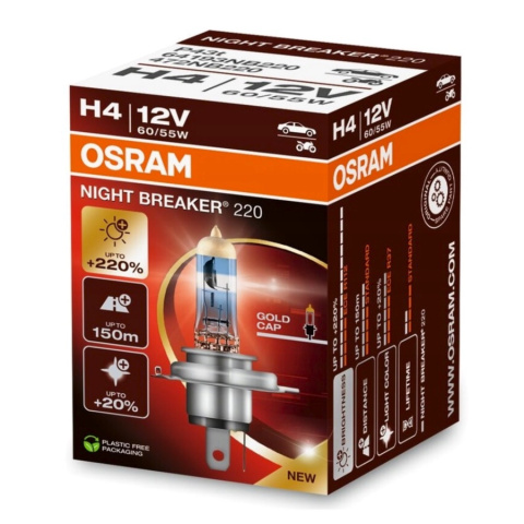 ŻARÓWKA OSRAM H4 NIGHT BREAKER 220 ŻARÓWKA OSRAM H4 NIGHT BREAKER 220
