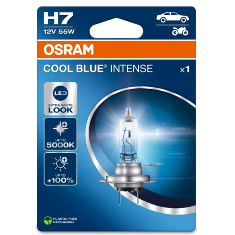 ŻARÓWKA OSRAM H7 COOL BLUE INTENSE 5000K ŻARÓWKA OSRAM H7 COOL BLUE INTENSE 5000K