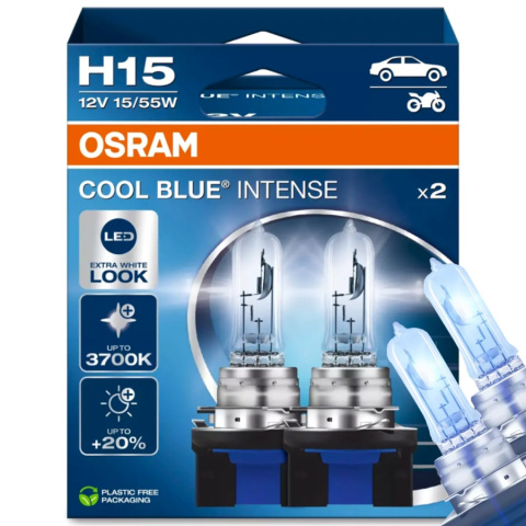 ŻARÓWKI OSRAM H15 COOL BLUE INTENSE 5000K ŻARÓWKI OSRAM H15 COOL BLUE INTENSE 5000K