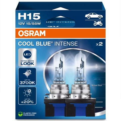 ŻARÓWKI OSRAM H15 COOL BLUE INTENSE 5000K ŻARÓWKI OSRAM H15 COOL BLUE INTENSE 5000K