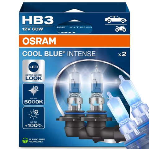 ŻARÓWKI OSRAM HB3 COOL BLUE INTENSE 5000K ŻARÓWKI OSRAM HB3 COOL BLUE INTENSE 5000K