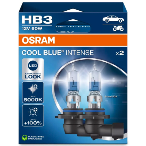 ŻARÓWKI OSRAM HB3 COOL BLUE INTENSE 5000K ŻARÓWKI OSRAM HB3 COOL BLUE INTENSE 5000K