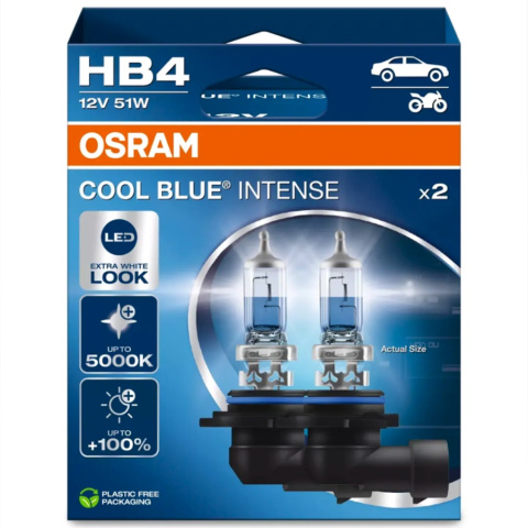 ŻARÓWKI OSRAM HB4 COOL BLUE INTENSE 5000K ŻARÓWKI OSRAM HB4 COOL BLUE INTENSE 5000K