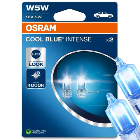 ŻARÓWKI OSRAM W5W COOL BLUE INTENSE 4000K ŻARÓWKI OSRAM W5W COOL BLUE INTENSE 4000K
