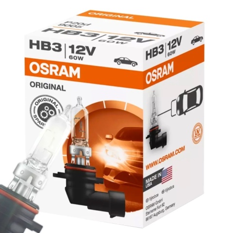 ŻARÓWKA OSRAM HB3 ORIGINAL ŻARÓWKA OSRAM HB3 ORIGINAL