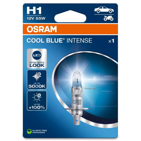 ŻARÓWKA OSRAM H1 COOL BLUE INTENSE 5000K