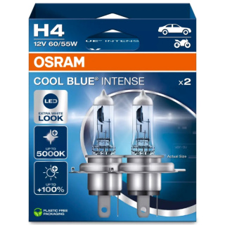 ŻARÓWKI H4 OSRAM COOL BLUE INTENSE 5000K DUOPACK