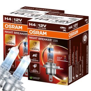 ŻARÓWKI OSRAM H4 NIGHT BREAKER 220