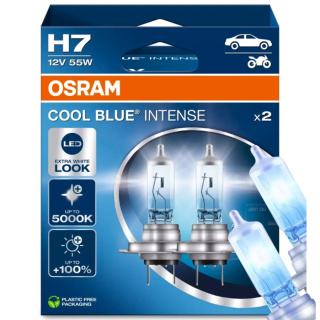 ŻARÓWKI OSRAM H7 COOL BLUE INTENSE DUOPACK