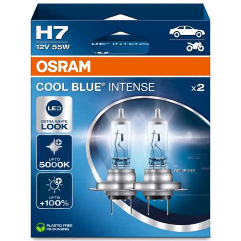 ŻARÓWKI OSRAM H7 COOL BLUE INTENSE DUOPACK ŻARÓWKI OSRAM H7 COOL BLUE INTENSE DUOPACK