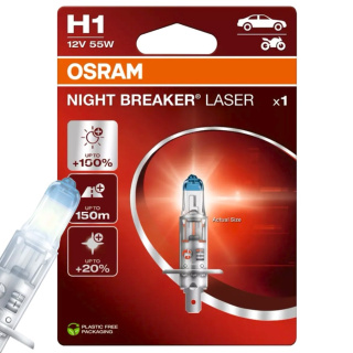 ŻARÓWKA OSRAM H1 NIGHT BREAKER LASER +150%