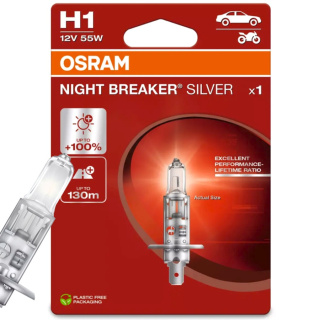 ŻARÓWKA OSRAM H1 NIGHT BREAKER SILVER