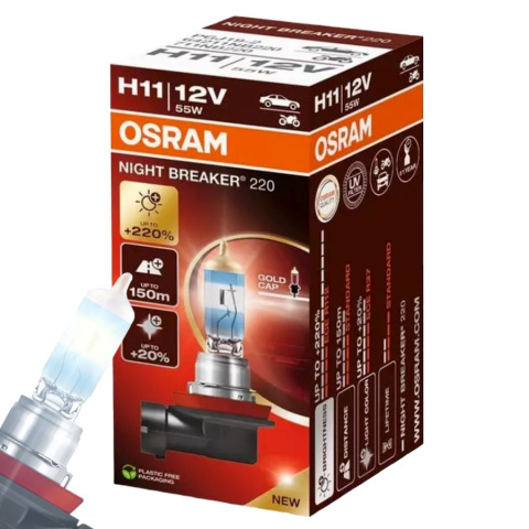 ŻARÓWKA OSRAM H11 NIGHT BREAKER 220 ŻARÓWKA OSRAM H11 NIGHT BREAKER 220