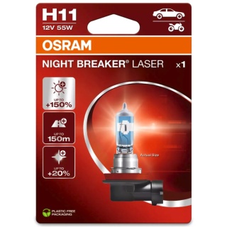ŻARÓWKA OSRAM H11 NIGHT BREAKER LASER +150%