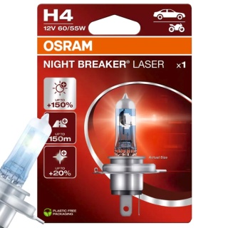 ŻARÓWKA OSRAM H4 NIGHT BREAKER LASER +150%