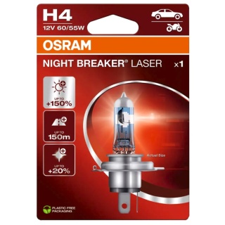 ŻARÓWKA OSRAM H4 NIGHT BREAKER LASER +150%