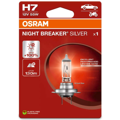 ŻARÓWKA OSRAM H7 NIGHT BREAKER SILVER ŻARÓWKA OSRAM H7 NIGHT BREAKER SILVER