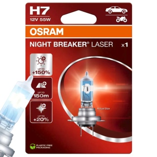 ŻARÓWKA OSRAM H7 NIGHT BREAKER LASER +150%