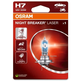 ŻARÓWKA OSRAM H7 NIGHT BREAKER LASER +150%