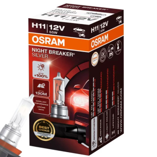 ŻARÓWKA OSRAM H11 NIGHT BREAKER SILVER