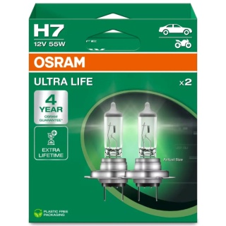 ŻARÓWKI OSRAM H7 ULTRA LIFE DUOPACK