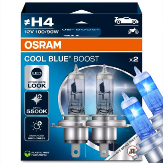 ŻARÓWKI OSRAM H4 COOL BLUE BOOST DUOPACK