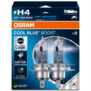 ŻARÓWKI OSRAM H4 COOL BLUE BOOST DUOPACK