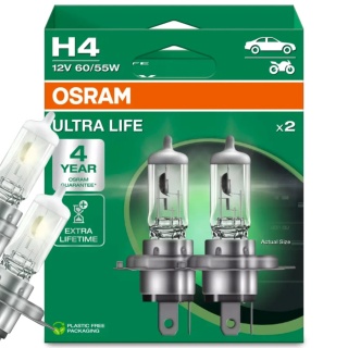 ŻARÓWKI OSRAM H4 ULTRA LIFE DUOPACK