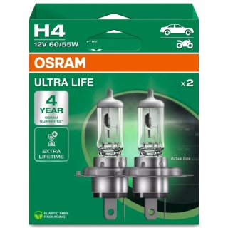 ŻARÓWKI OSRAM H4 ULTRA LIFE DUOPACK