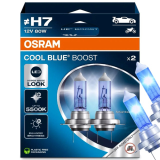 ŻARÓWKI OSRAM H7 COOL BLUE BOOST DUOPACK