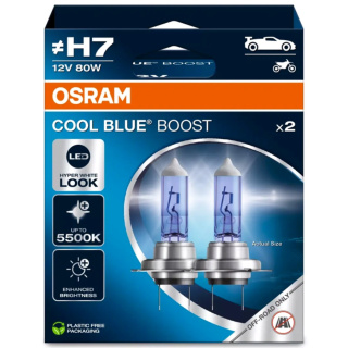 ŻARÓWKI OSRAM H7 COOL BLUE BOOST DUOPACK