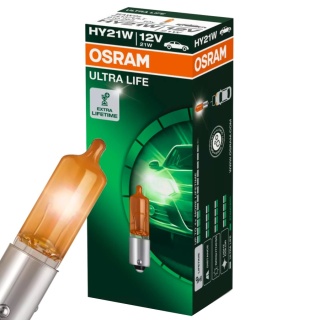 ŻARÓWKI OSRAM HY21W ULTRA LIFE