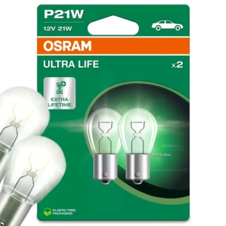 ŻARÓWKI OSRAM P21W ULTRA LIFE