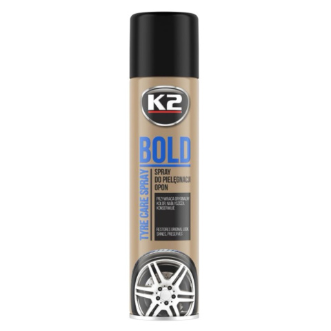 K2 BOLD SPRAY DO NABŁYSZCZANIA I PIELĘGNACJI OPON