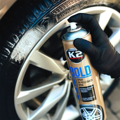 K2 BOLD SPRAY DO NABŁYSZCZANIA I PIELĘGNACJI OPON