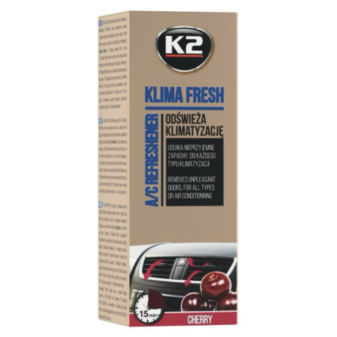 K2 KLIMA FRESH CHERRY ODŚWIEŻA KLIMATYZACJĘ K2 KLIMA FRESH CHERRY ODŚWIEŻA KLIMATYZACJĘ