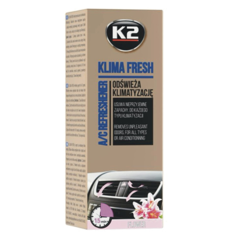 K2 KLIMA FRESH FLOWER ODŚWIEŻA KLIMATYZACJĘ K2 KLIMA FRESH FLOWER ODŚWIEŻA KLIMATYZACJĘ