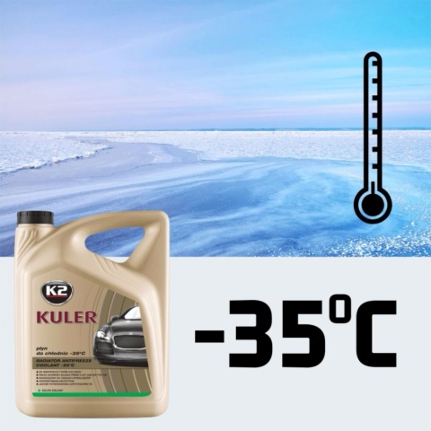 K2 KULER PŁYN CHŁODNICZY ZIELONY 1L K2 KULER PŁYN CHŁODNICZY ZIELONY 1L
