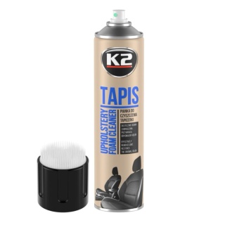 K2 TAPIS SPRAY ZE SZCZOTKĄ DO CZYSZCZENIA TAPICERKI MATERIAŁOWEJ