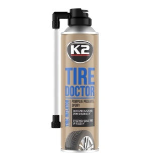 K2 TIRE DOCTOR ŚRODEK DO POMPOWANIA PRZEBITYCH OPON 400ML