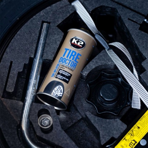 K2 TIRE DOCTOR ŚRODEK DO POMPOWANIA PRZEBITYCH OPON 400ML K2 TIRE DOCTOR ŚRODEK DO POMPOWANIA PRZEBITYCH OPON 400ML