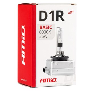 ŻARNIKI AMIO D1R 6000K BASIC + ŻARÓWKI PHILIPS W5W WHITEVISION ULTRA