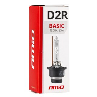 ŻARNIKI AMIO D2R 4300K BASIC + ŻARÓWKI PHILIPS W5W WHITEVISION ULTRA