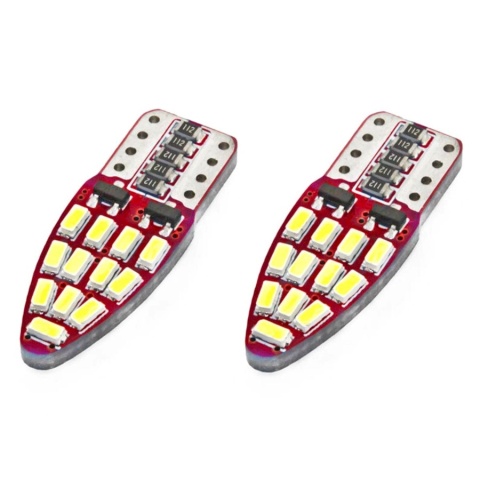 ŻARÓWKI AMIO LED W5W 24SMD 3014 CANBUS