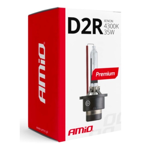 ŻARNIK AMIO D2R 6000K PREMIUM ŻARNIK AMIO D2R 6000K PREMIUM