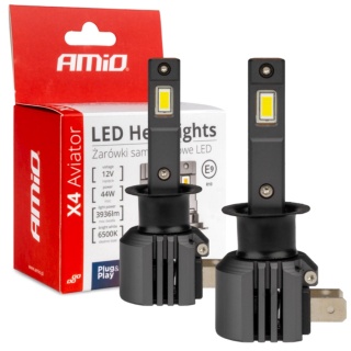 ŻARÓWKI AMIO LED H1 SERIA X4
