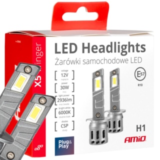 ŻARÓWKI AMIO LED H1 SERIA X5