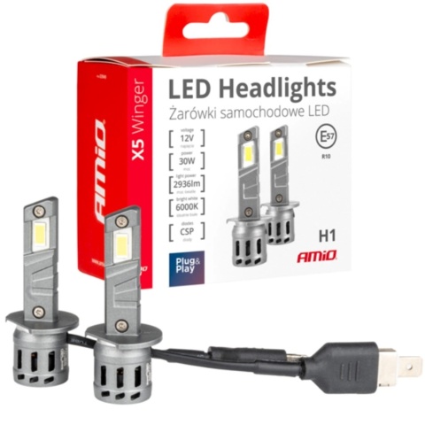 ŻARÓWKI AMIO LED H1 SERIA X5 ŻARÓWKI AMIO LED H1 SERIA X5
