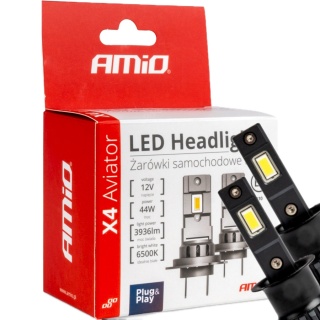 ŻARÓWKI AMIO LED H3 SERIA X4